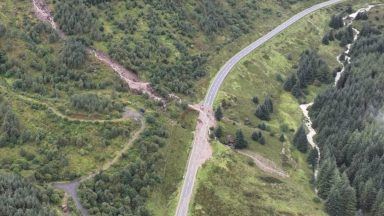 Landslides close roads on A83 at Rest and Be Thankful as drivers face 60-mile detour
