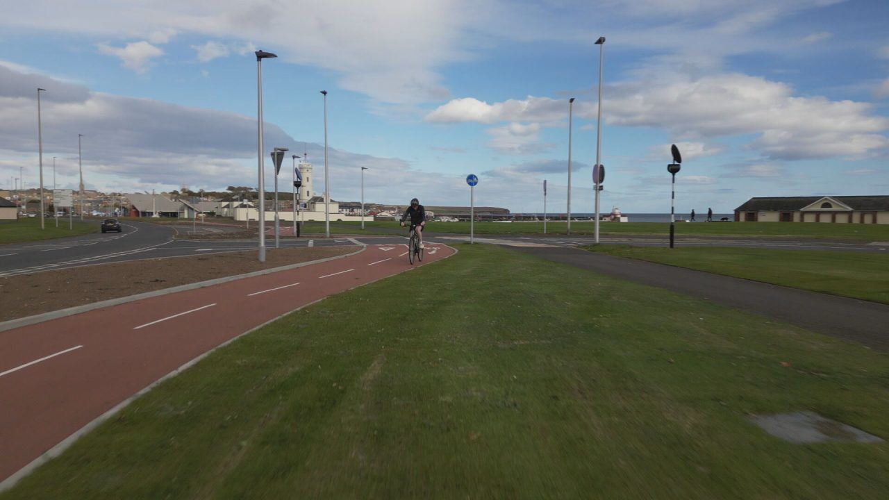 Is Arbroath embracing its new £14m cycle track?