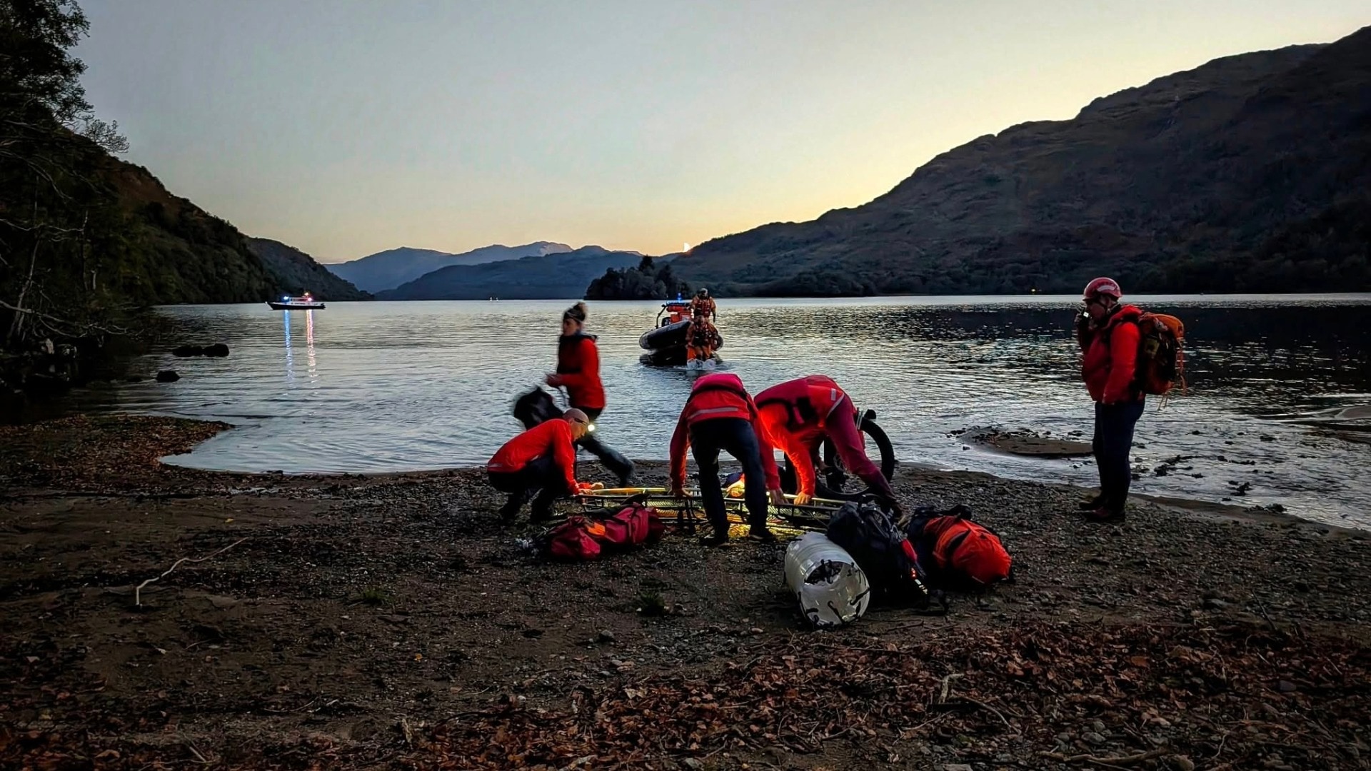 Walker suffering from exhaustion and vomiting rescued from West Highland Way.