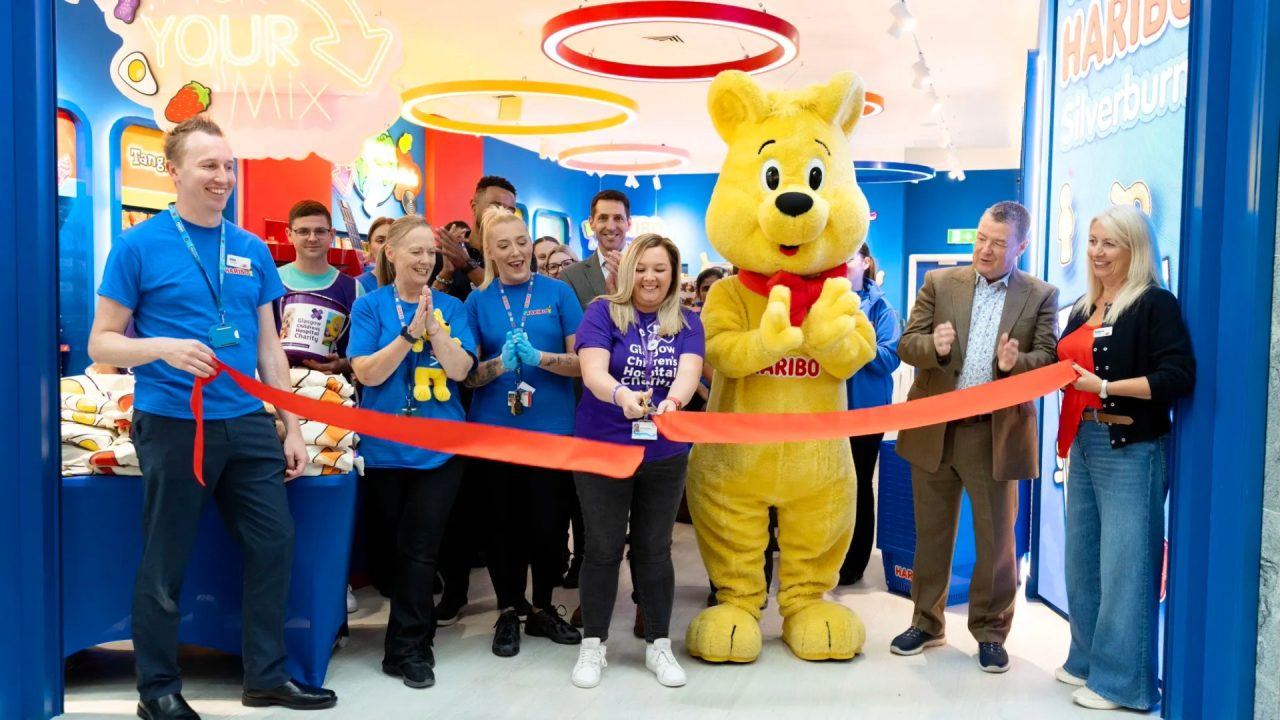 Hundreds of shoppers wait in line as first Scottish Haribo store opens in Glasgow