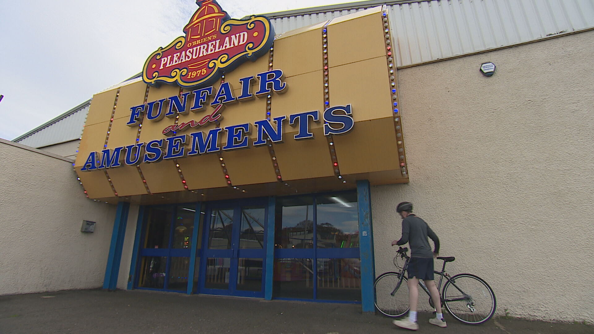 Arbroath's famous Pleasureland Amusements are at one end of the town's new active travel path.
