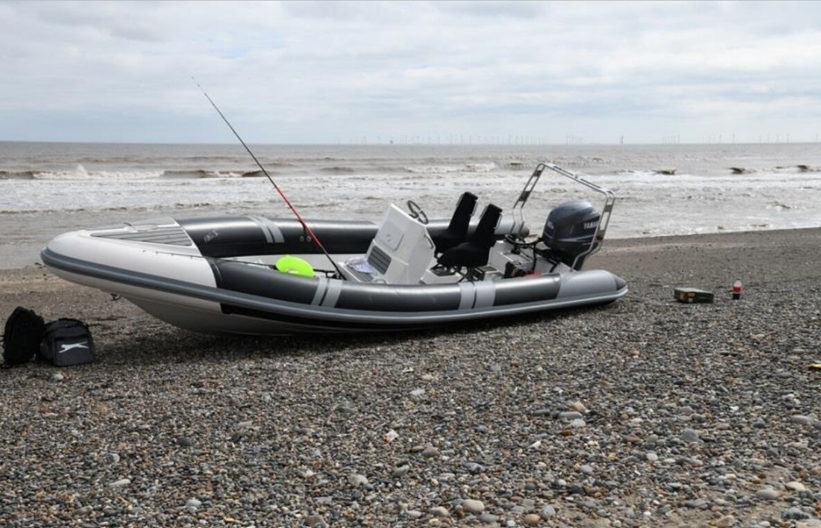 Small boat used in drug smuggling operation