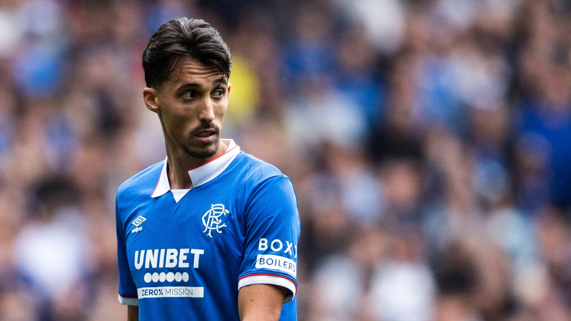 Rangers FC forward Bojan Miovski