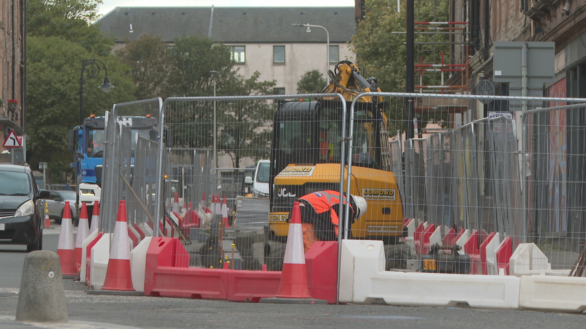 Businesses say they have been 'fenced in' due to roadworks