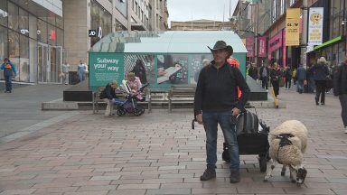 Army veteran embarks on journey with pet sheep to raise money for ex-military