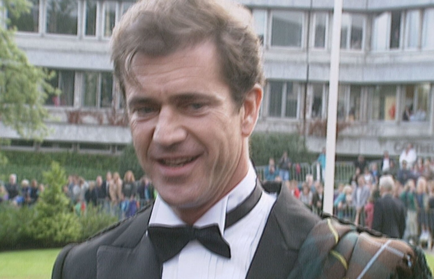 Mel Gibson at the Braveheart European premiere, Stirling, September 3 1995