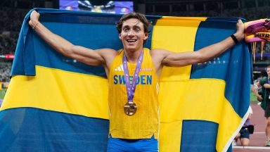 Mondo Duplantis says setting new record at World Championships is ‘more special’