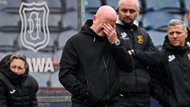 David Martindale blasts VAR decision after stoppage-time penalty hands Dundee 3-2 victory against Livingston