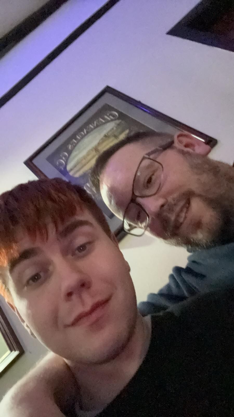 Andrew and Adam made the trip together.