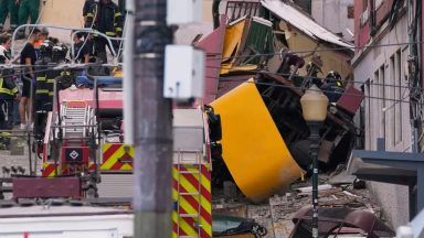 Funicular derails in Lisbon killing 15 people, emergency services say