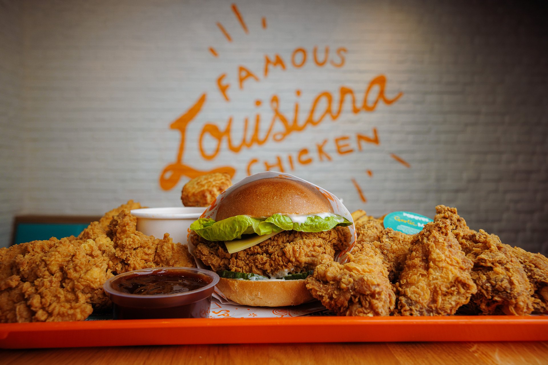 During its debut opening, fried chicken enthusiasts queued up for over 18 hours.