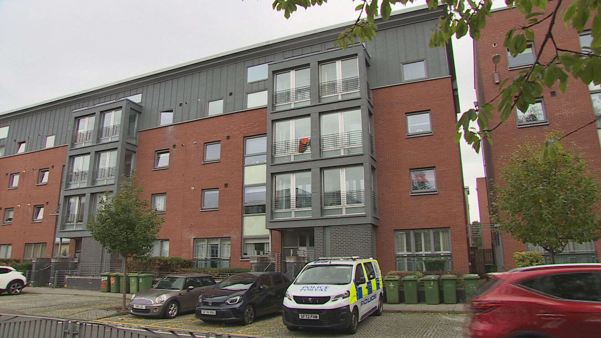 Police also searched a property in the Gorbals in relation to human remains found in Loch Lomond