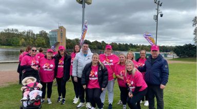 Family join charity walk after ‘unbearable’ loss to brain cancer