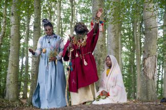 Eviction of ‘African tribe’ camping in Scottish woods under way