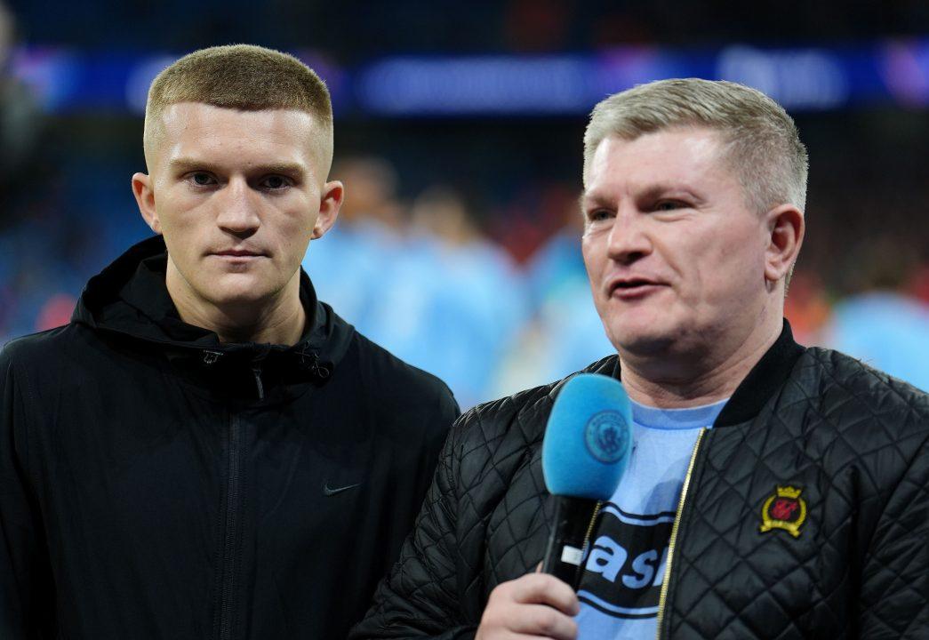 Ricky Hatton’s son Campbell pays tribute to his father in social media post