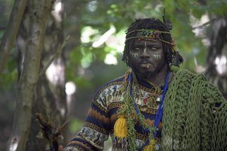‘African tribe’ camping in Scottish woods stays put despite council’s deadline