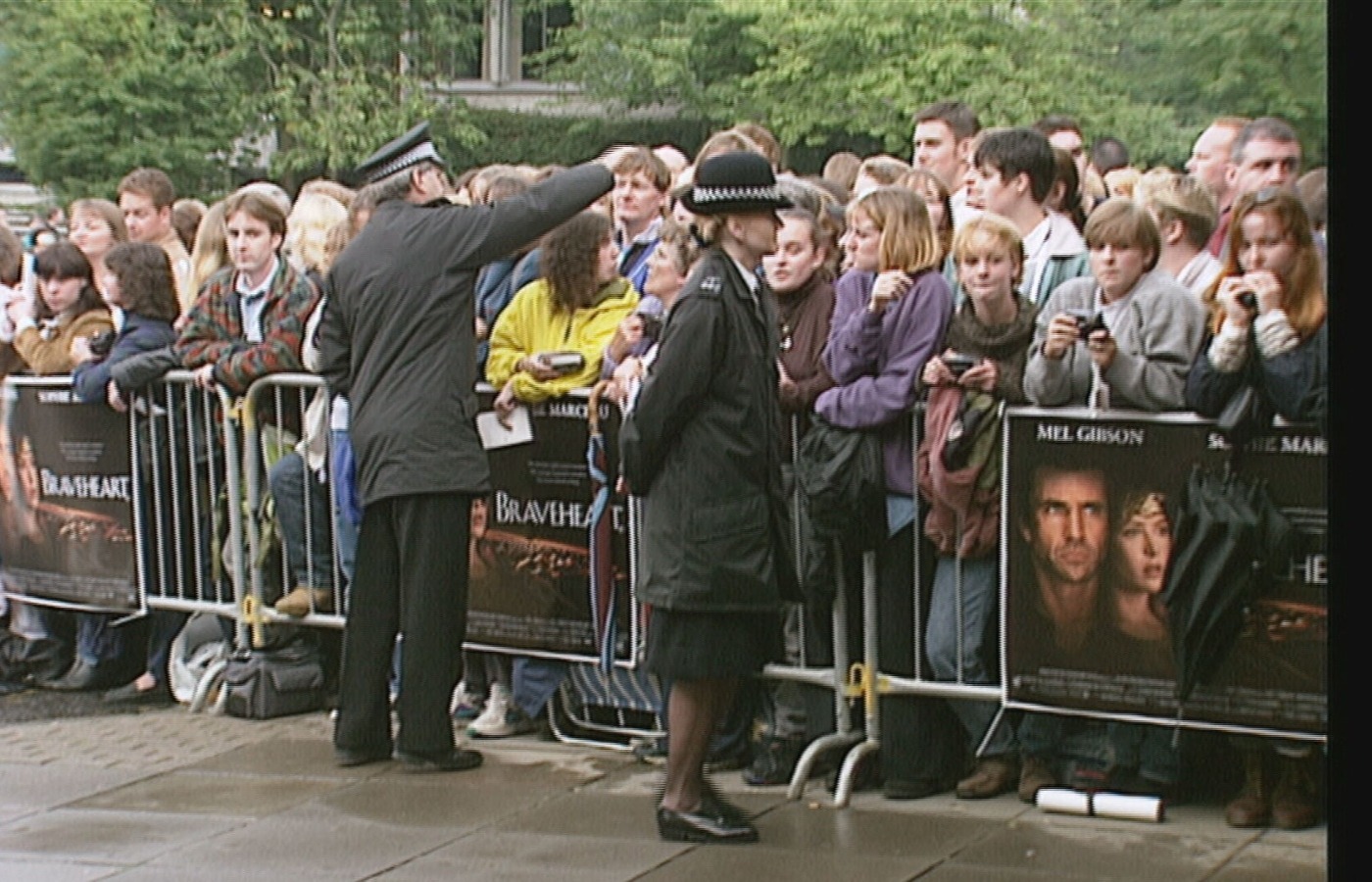 Crowds gathered at the Macrobert Centre at Stirling University for the film's premiere