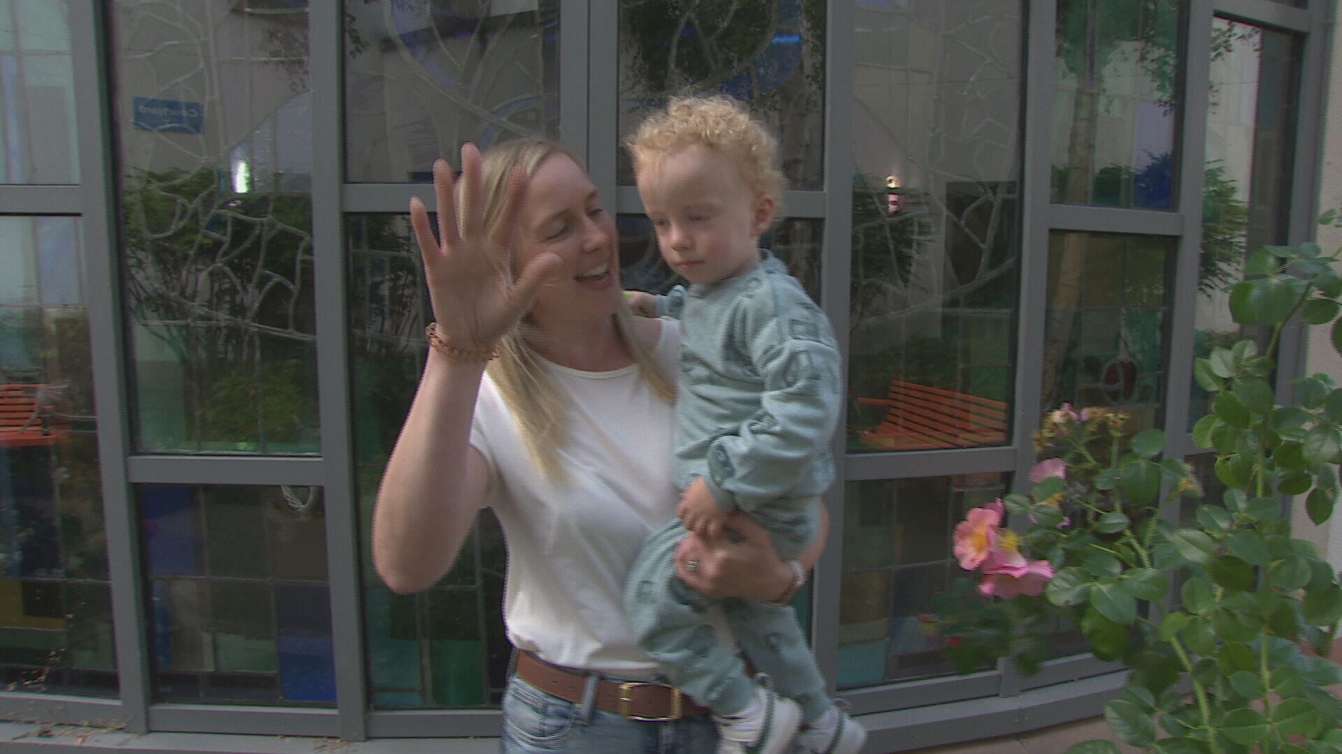 Michelle's son Owen spent time at the neo-natal unit