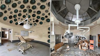 Urban explorers share videos from inside abandoned Edinburgh hospital wing