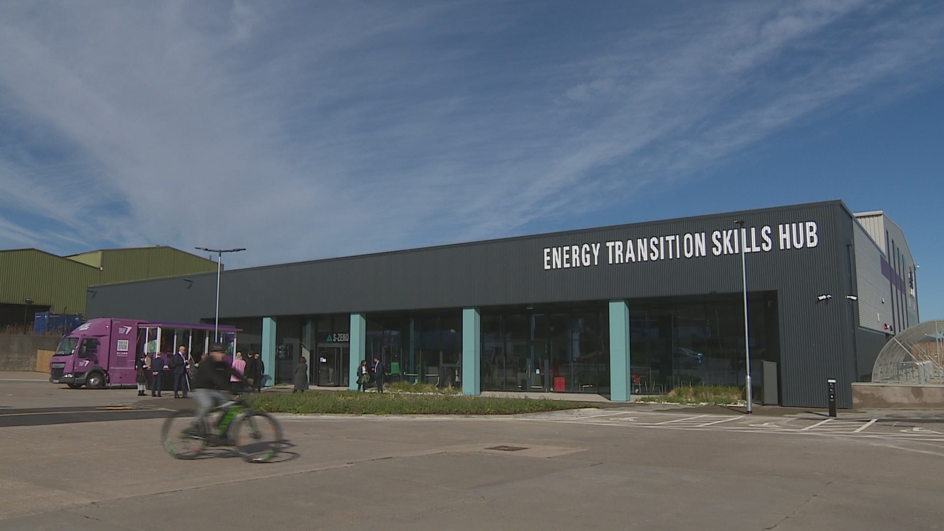 The First Minister opened Scotland’s largest energy transition skills hub in Aberdeen on Monday.
