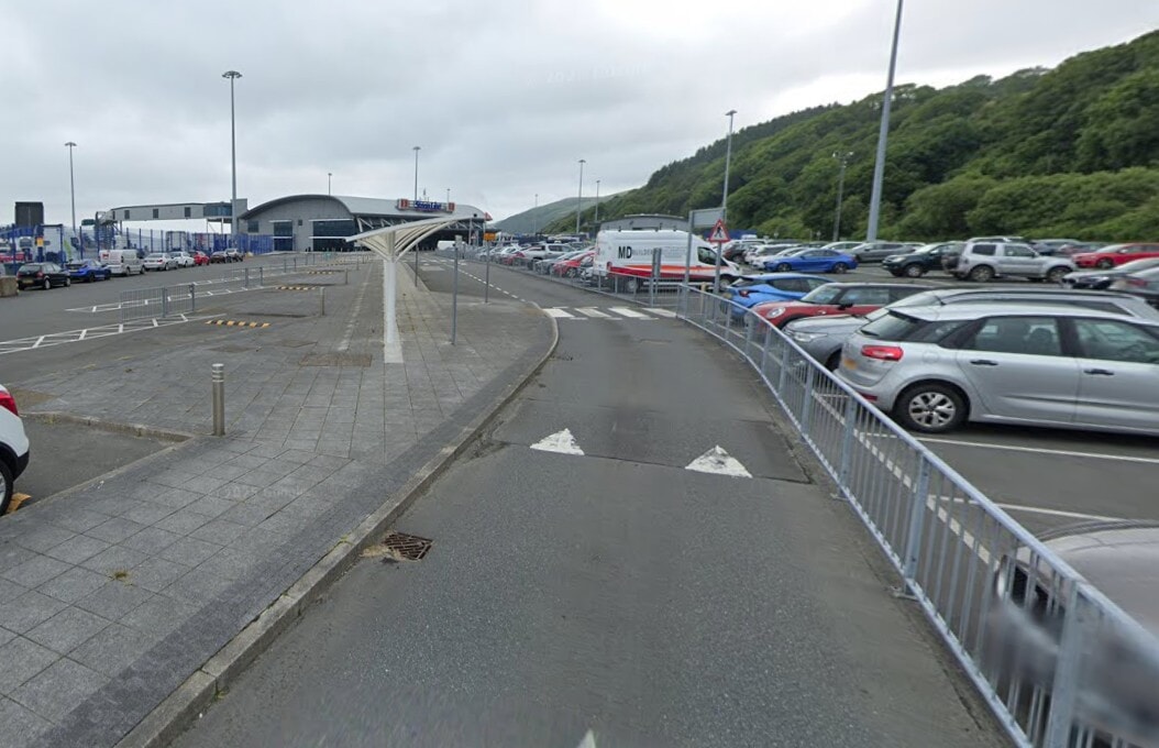 Road to Cairnryan Ferry Terminal closed after crash between bus and car