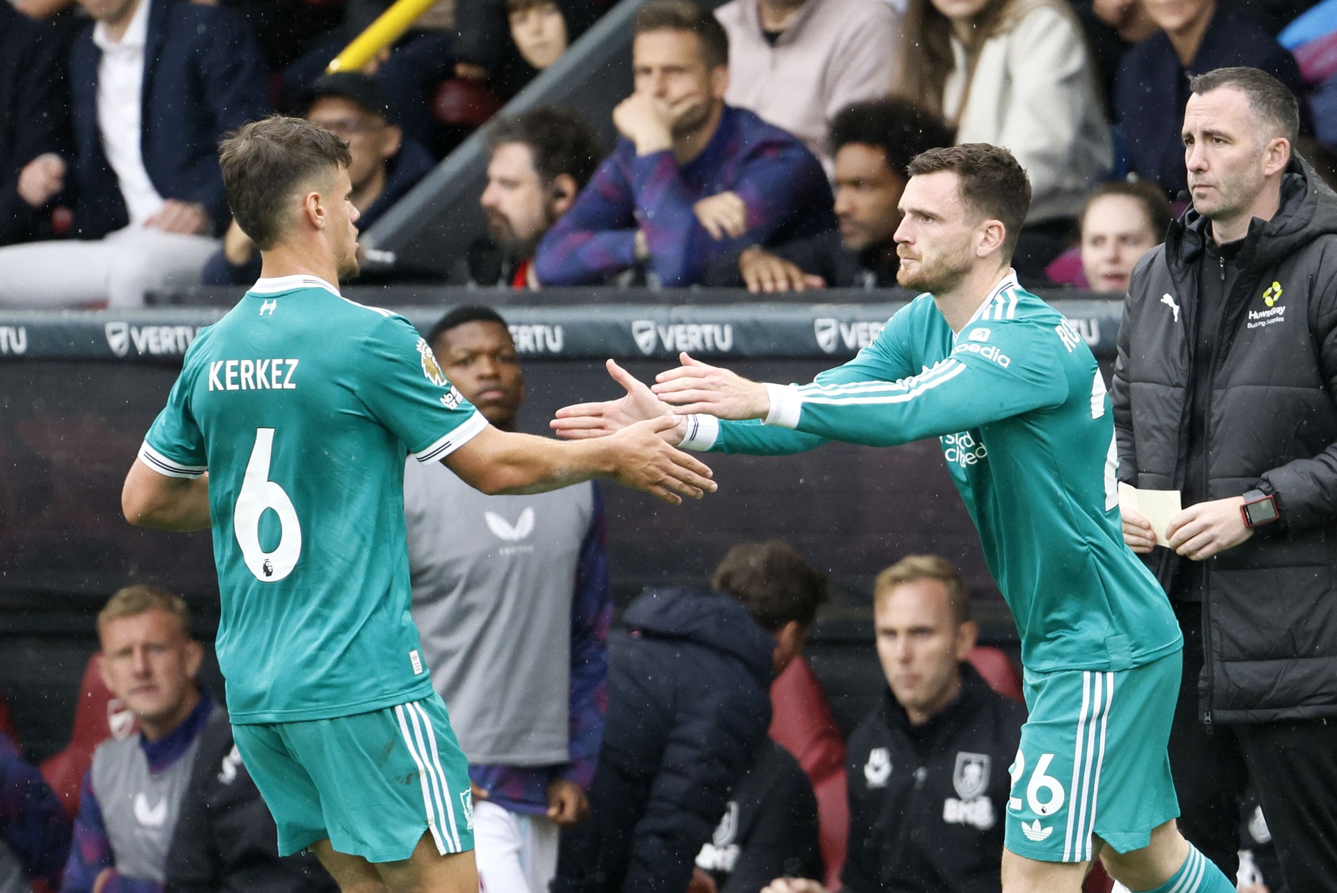 Andy Robertson has lost his starting place to £40million summer signing Milos Kerkez.