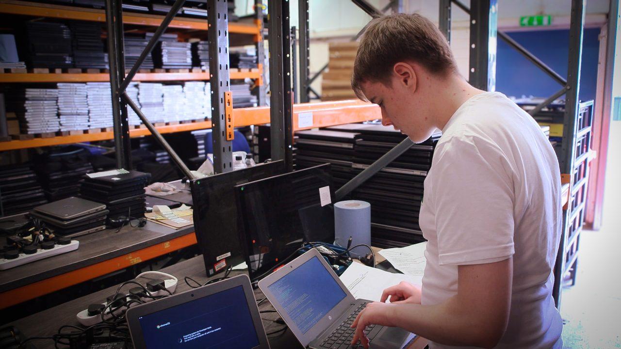 Scotland Tonight: Refurbished laptops from Scotland keeping education alive for Ukrainian children