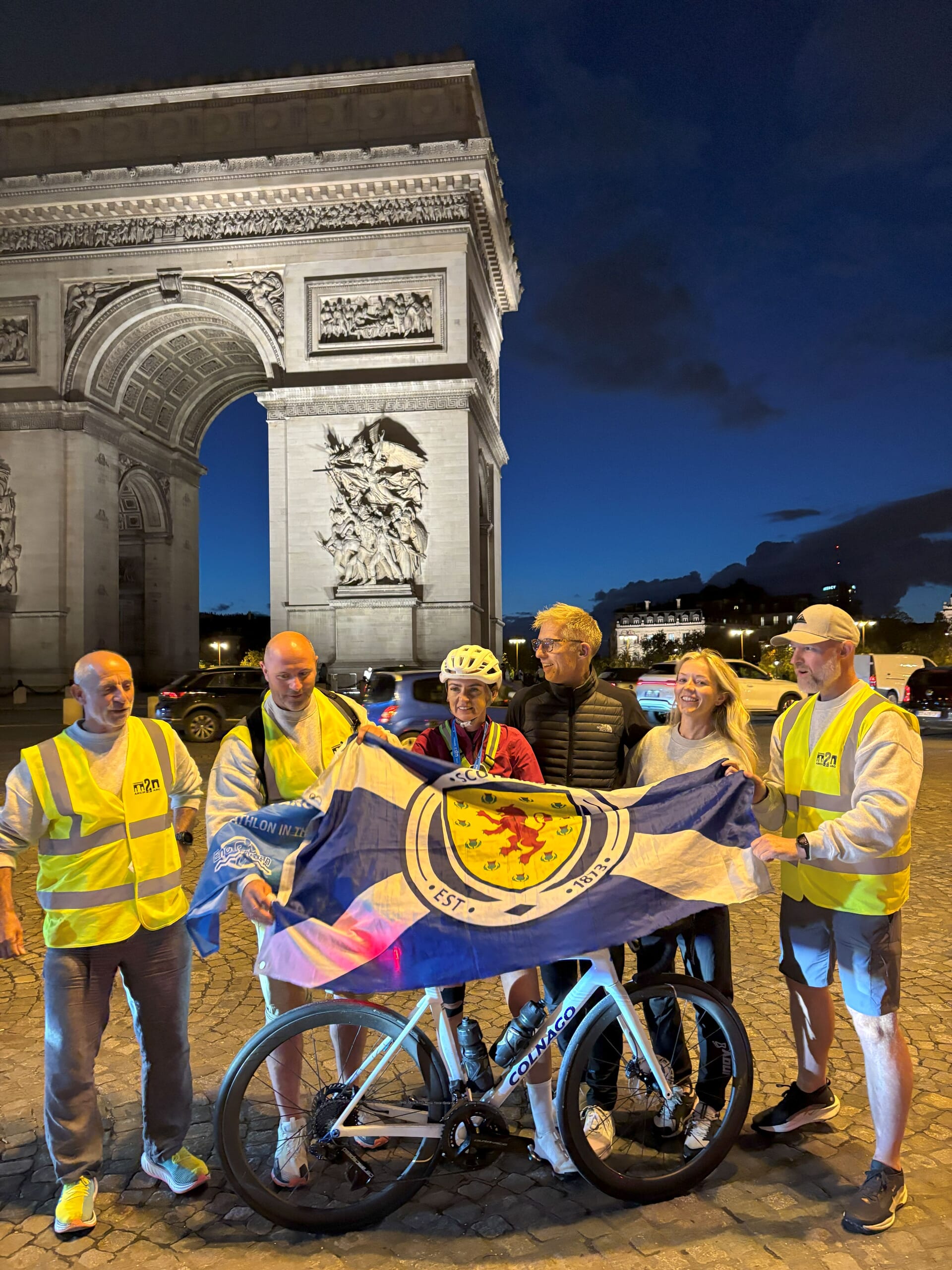 Lyndsey Blair celebrates completing 'world's toughest triathlon'