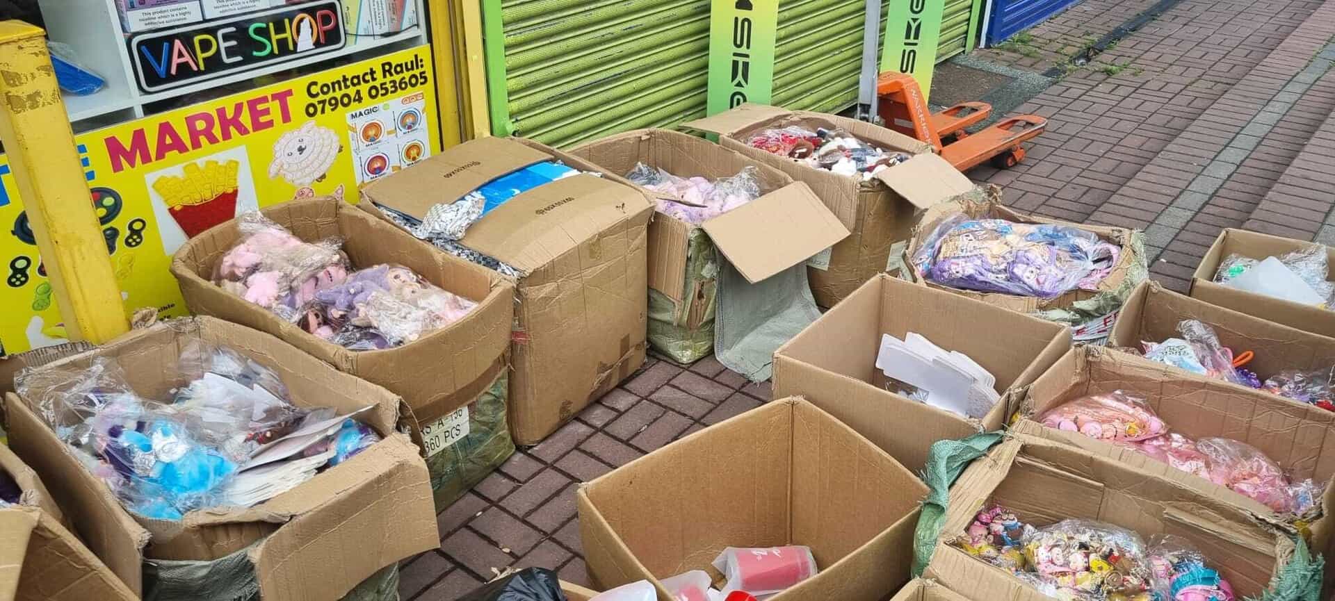 The majority of toys seized were fake Labubu dolls