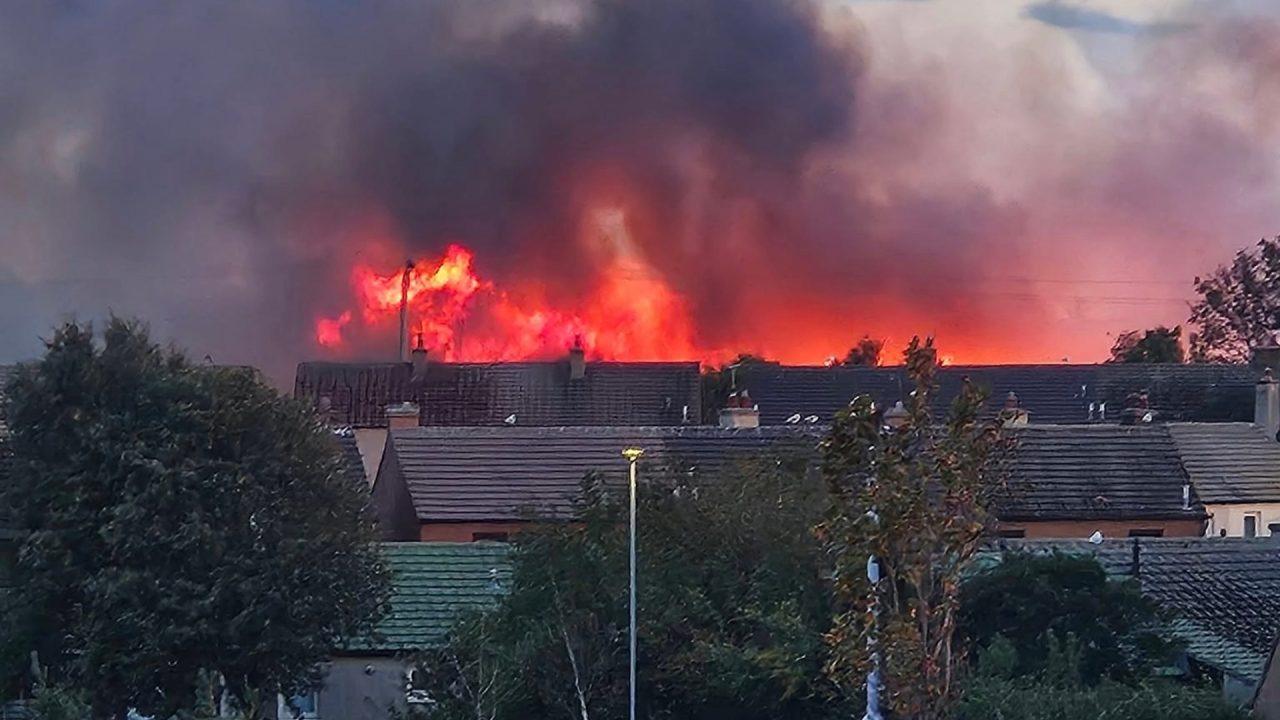 Firefighters battle another blaze at Lossiemouth quarry after spate of deliberate fires