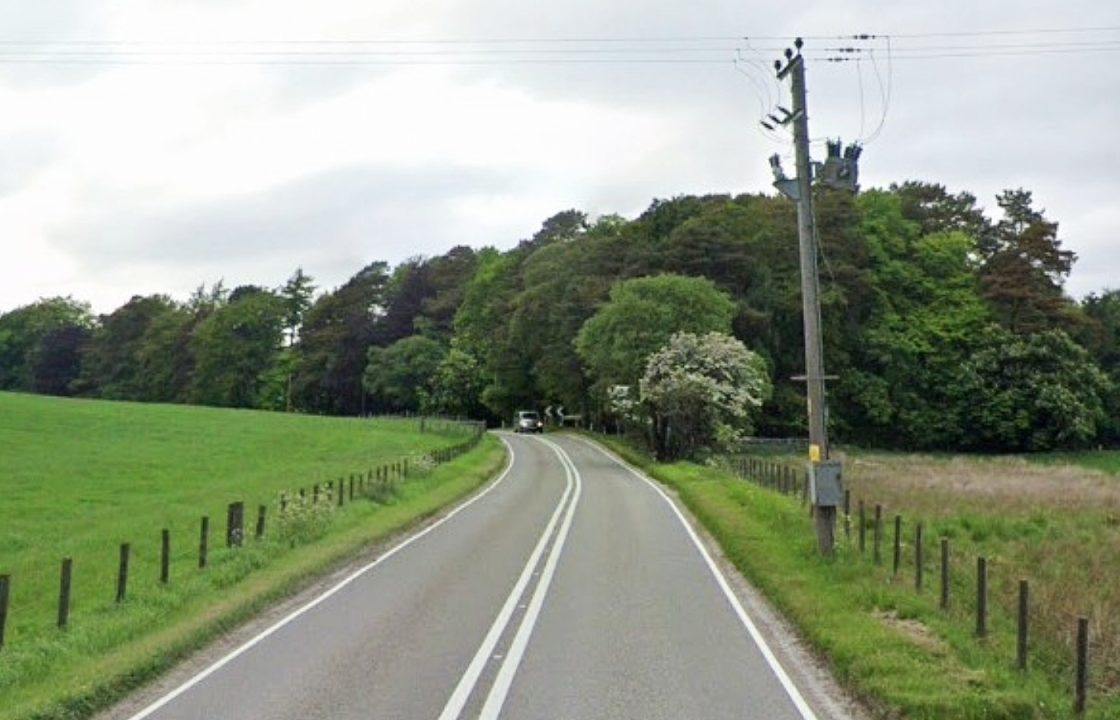 A941 closed following early morning crash in Moray