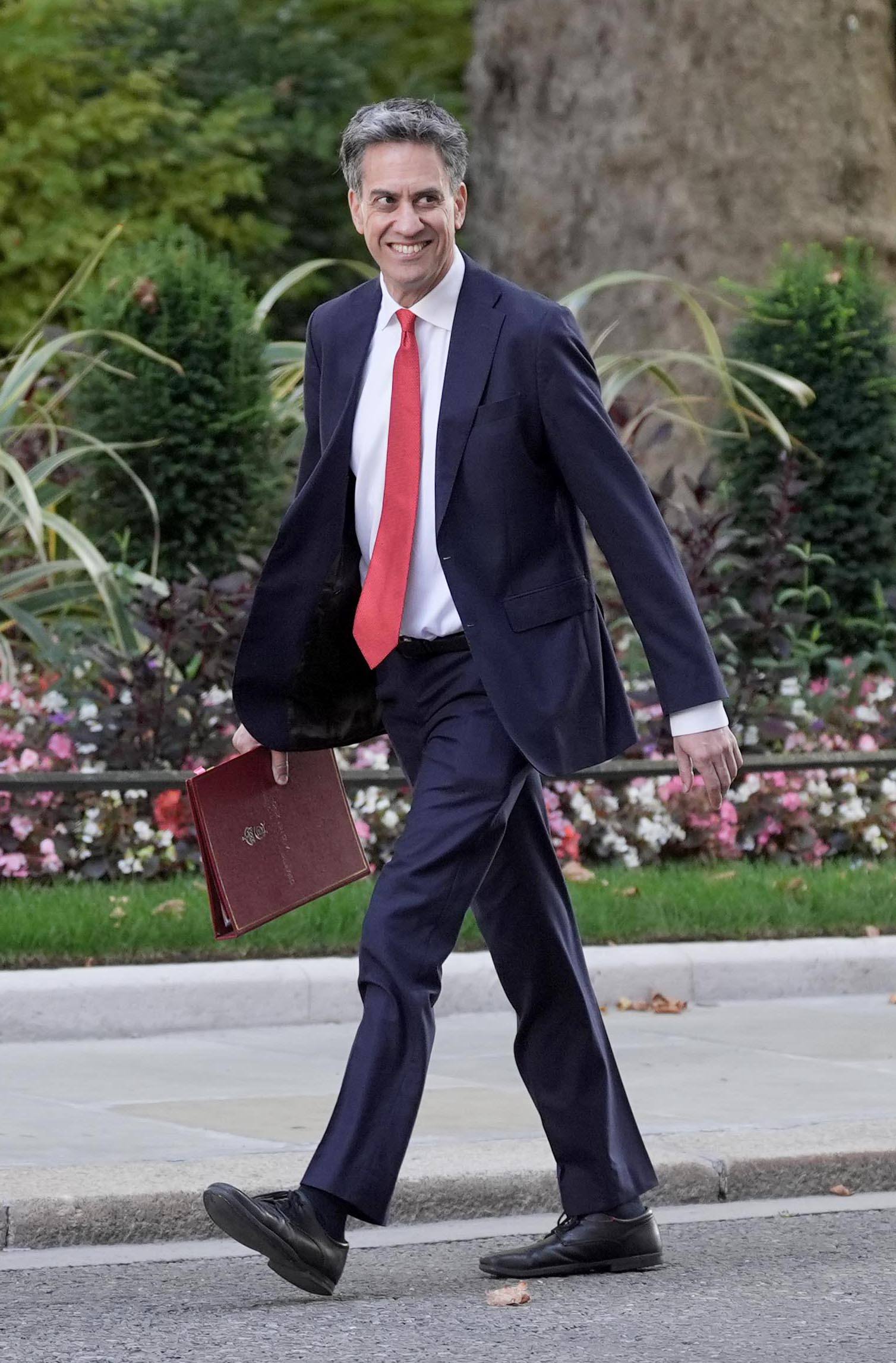 Energy Security and Net Zero Secretary Ed Miliband.