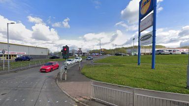 Hunt for driver after car caught on CCTV fleeing hit-and-run in Glasgow