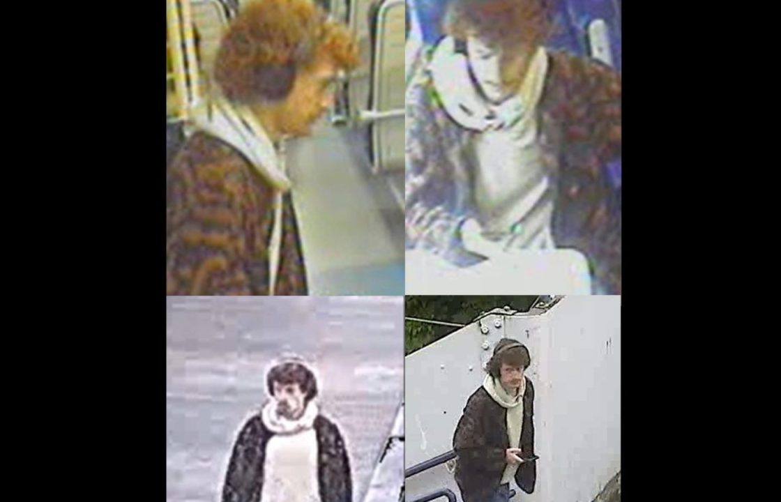 Police investigating incident on train platform release CCTV images