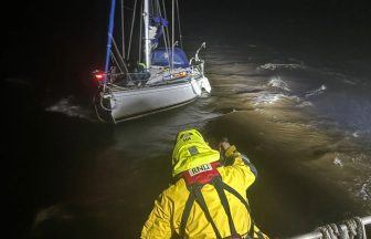 Lifeboats called out during Storm Amy to help injured sailor on drifting yacht