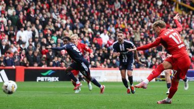 Jesper Karlsson at double as Aberdeen hammer Dundee for first Premiership win