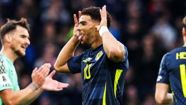 Che Adams says Scotland fans ‘were right’ to boo after narrow victory over Belarus in World Cup qualifier