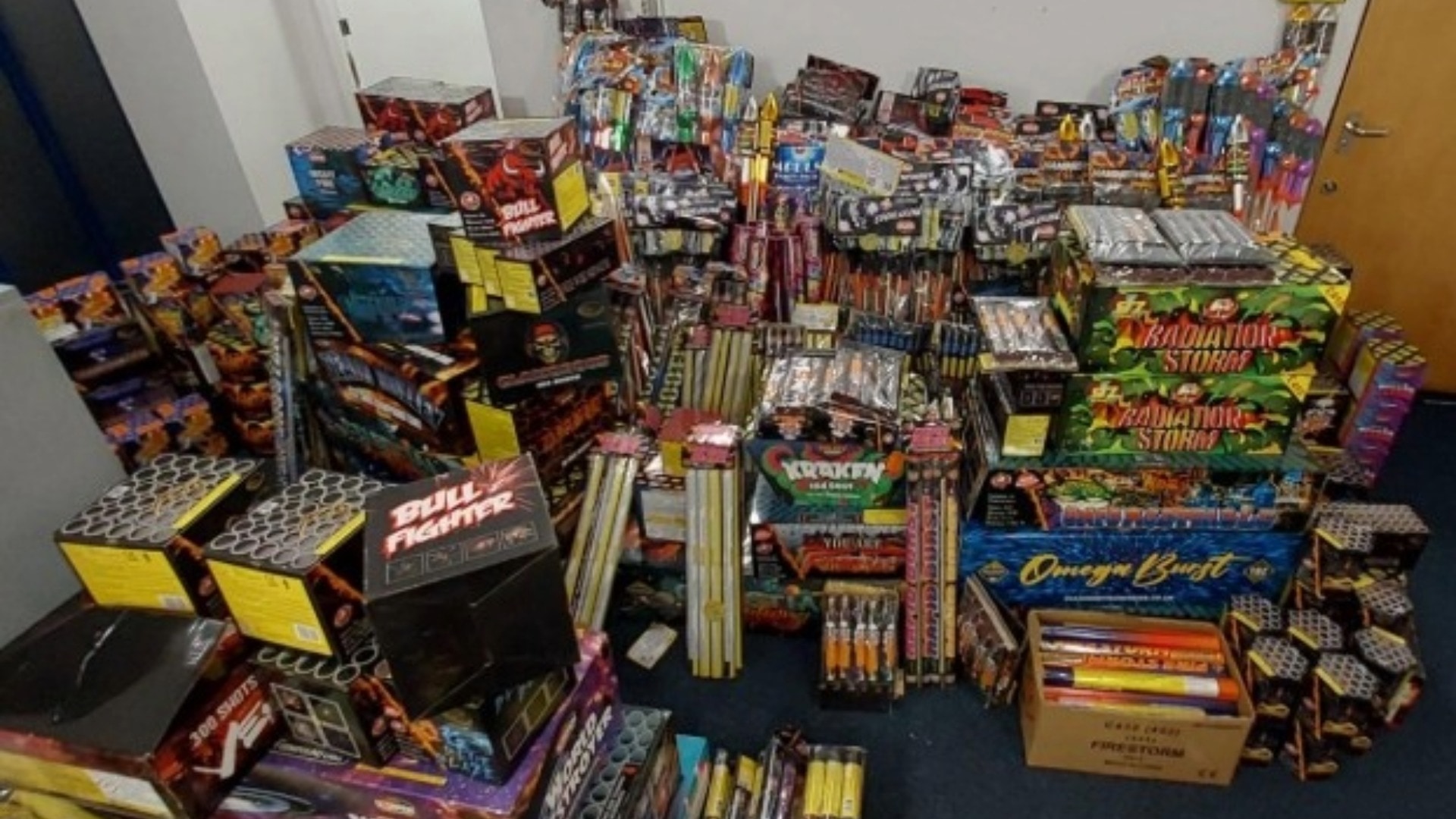 Illegal fireworks worth up to £100,000 have been recovered in West Lothian.