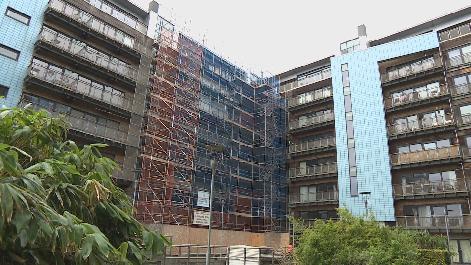 Flats under construction on Breadalbane Street