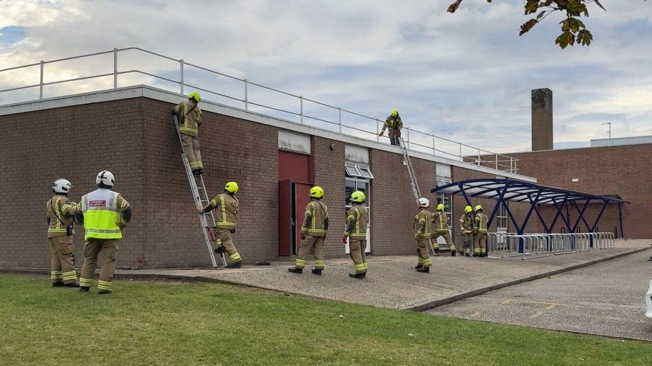 Firefighters were called for a second time on October 11.