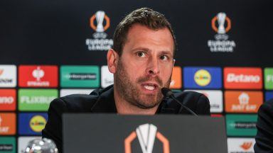 Sturm Graz boss Jurgen Saumel wary of wounded Celtic