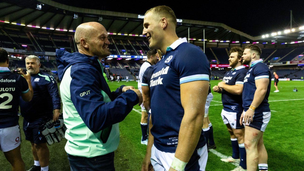 Scotland boss Gregor Townsend excited about the future with Duhan van der Merwe