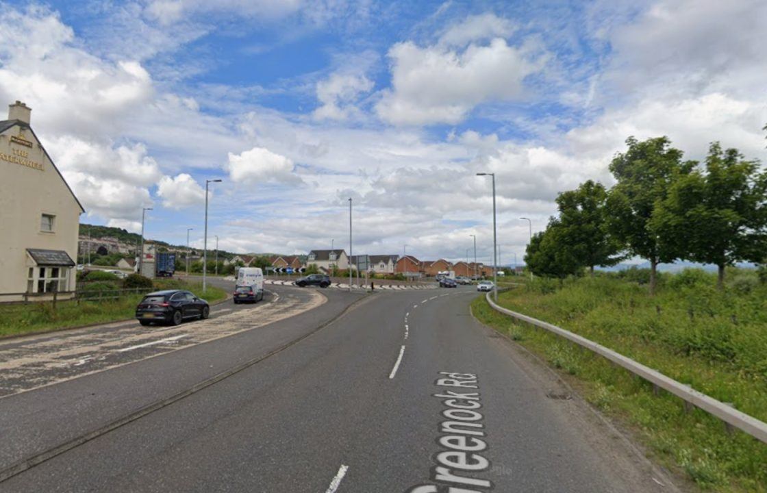 A8 in Port Glasgow reopens hours after pedestrian struck by car near roundabout