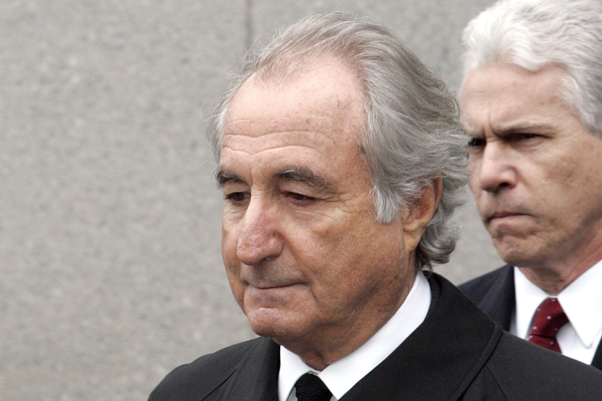 Bernard Madoff (left) died in prison in 2021.