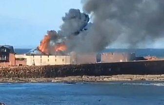 Firefighters battling blaze at McArthur’s Store in Dunbar as properties evacuated