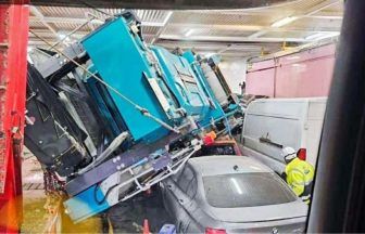 Vehicles damaged after cargo crashes out of lorry aboard NorthLink Orkney ferry