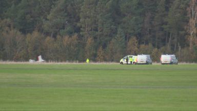 Pilot dead after light aircraft crashes near gliding centre in Perth and Kinross