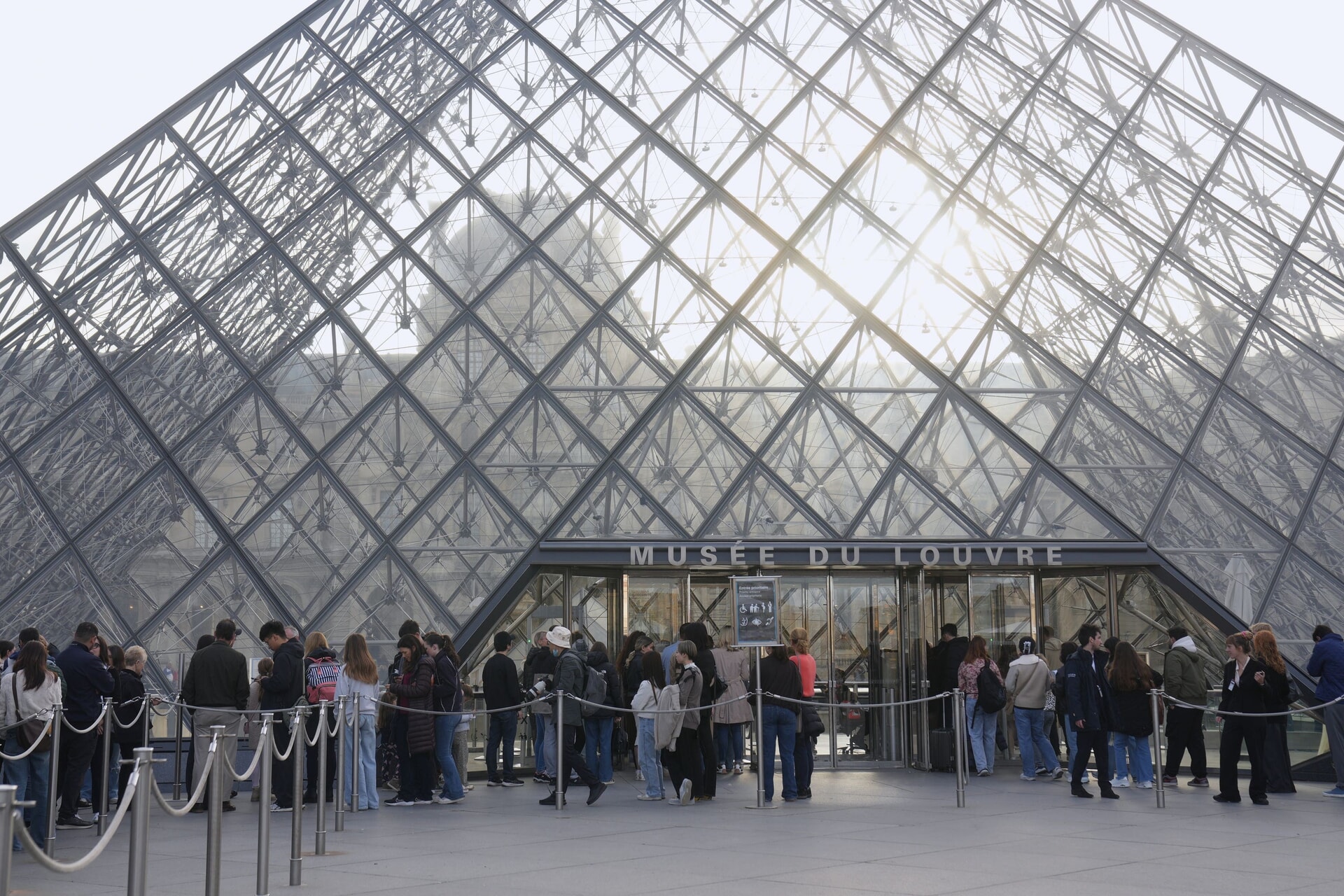 Authorities say the gang spent less than four minutes inside the museum.