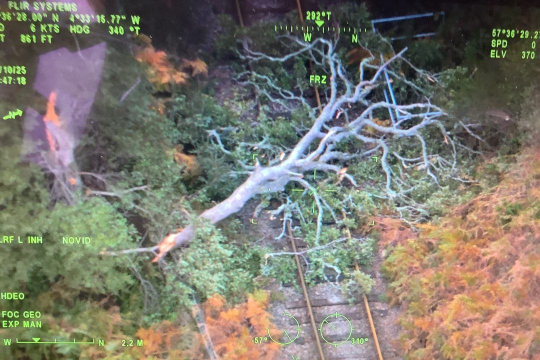 More than 8,000 homes still without power after Storm Amy wreaks havoc across Scotland