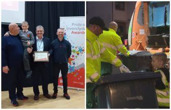 Inverclyde binmen recognised with award after befriending autistic schoolboy